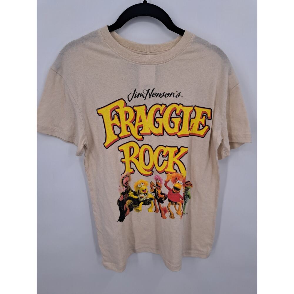 NWT Jim Henson's Fraggle Rock Men's Cream T-shirt Size XS